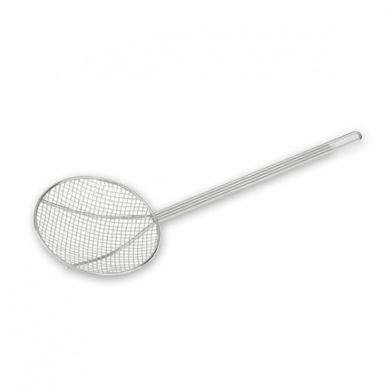 Skimmer - Round, Mesh, 140 x 345mm from TheFlyingFork. Sold in boxes of 1. Hospitality quality at wholesale price with The Flying Fork! 