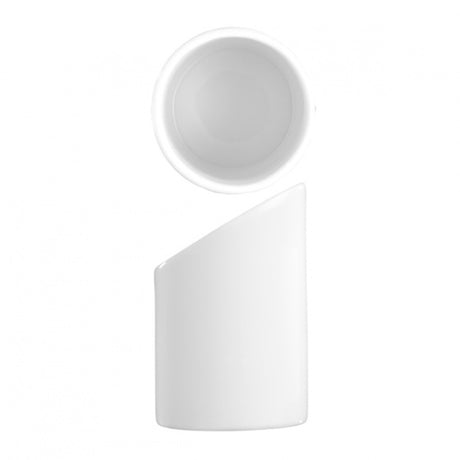 Slanted Cylinder - 83 x 45mm-56ml from Art de Cuisine. made out of Porcelain and sold in boxes of 6. Hospitality quality at wholesale price with The Flying Fork! 