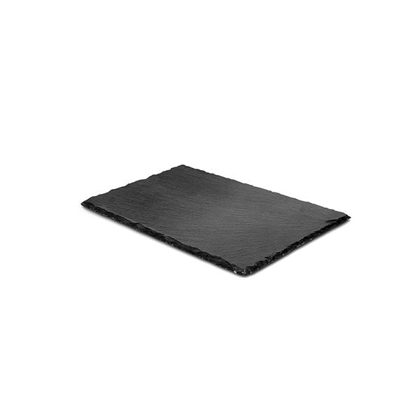Slate Platter - Rect., 400 x 250mm from Athena. made out of Stone and sold in boxes of 2. Hospitality quality at wholesale price with The Flying Fork! 