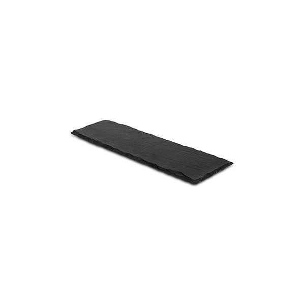 Medium sized Black Slate Platter on white background