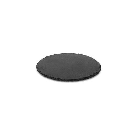 Slate Platter - Round, 300mm from Athena. made out of Stone and sold in boxes of 2. Hospitality quality at wholesale price with The Flying Fork! 