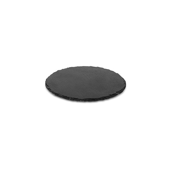 Slate Platter - Round, 300mm from Athena. made out of Stone and sold in boxes of 2. Hospitality quality at wholesale price with The Flying Fork! 