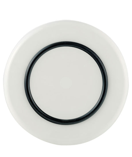 Unbreakable Large Plate 25cm with Black Base: Pack of 12