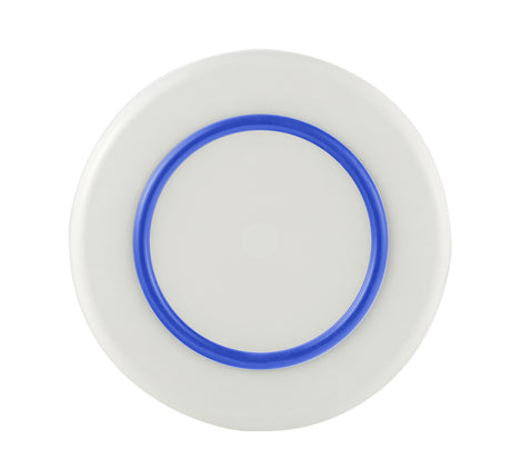 Unbreakable Large Plate 25cm with Navy Blue Base: Pack of 12