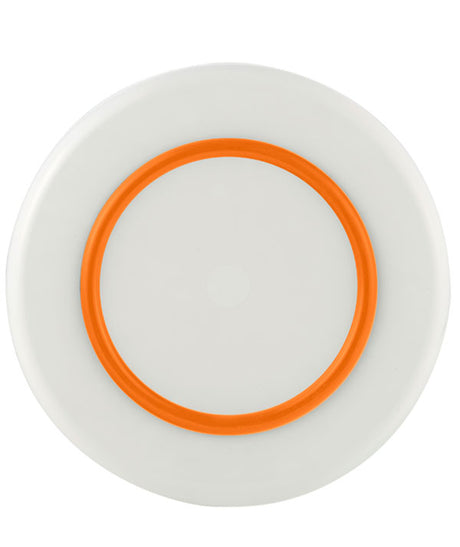 Unbreakable Large Plate 25cm with Orange Base: Pack of 12