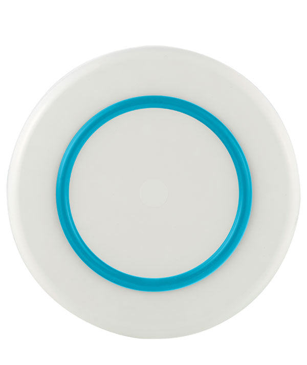 Unbreakable Large Plate 25cm with Vivid Blue Base: Pack of 12