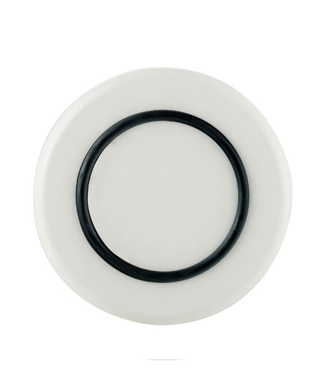 Unbreakable Medium Plate 21cm with Black Base: Pack of 12
