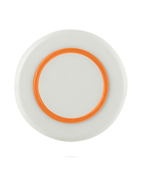 Unbreakable Medium Plate 21cm with Orange Base: Pack of 12