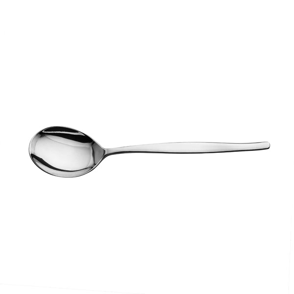 Soup Spoon - BARCELONA from Basics. made out of Stainless Steel and sold in boxes of 12. Hospitality quality at wholesale price with The Flying Fork! 