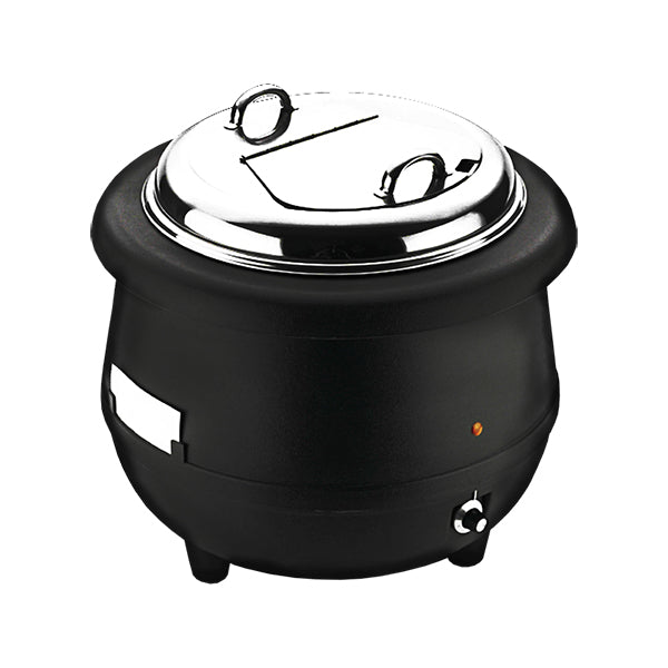 Soup Warmer - Black Body, 10.0Lt from Sunnex. Sold in boxes of 1. Hospitality quality at wholesale price with The Flying Fork! 