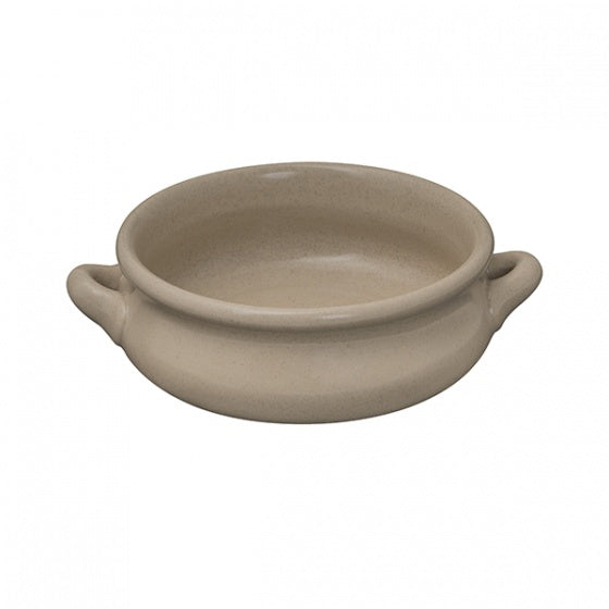 Spanish Dish - 410ml, Zuma Sand from Zuma. With handles, made out of Ceramic and sold in boxes of 6. Hospitality quality at wholesale price with The Flying Fork! 