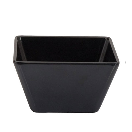 Square Bowl - Black, 80 x 80 x 60mm from Ryner Melamine. Sold in boxes of 6. Hospitality quality at wholesale price with The Flying Fork! 