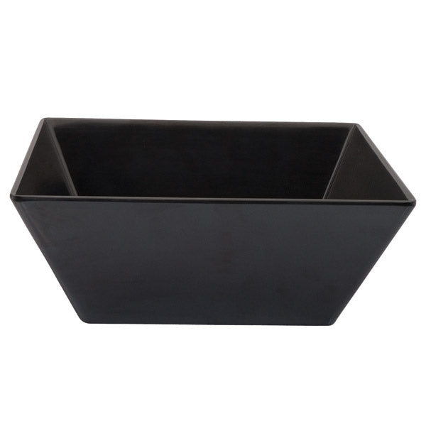 Square Bowl - Black, 300 x 300 x 115mm from Ryner Melamine. Sold in boxes of 3. Hospitality quality at wholesale price with The Flying Fork! 