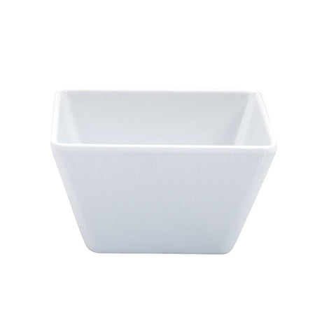 Square Bowl - White, 70 x 70 x 42mm from Ryner Melamine. Sold in boxes of 12. Hospitality quality at wholesale price with The Flying Fork! 