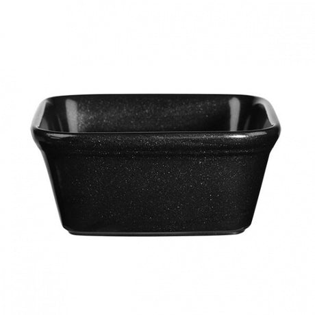 Square Pie Dish - 120x120mm, Black, Churchill from Churchill. made out of Porcelain and sold in boxes of 12. Hospitality quality at wholesale price with The Flying Fork! 