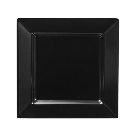 Square Platter - 400 x 400mm Black from Ryner Melamine. Sold in boxes of 2. Hospitality quality at wholesale price with The Flying Fork! 
