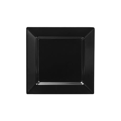 Square Platter - Black, 300 x 300mm from Ryner Melamine. Sold in boxes of 3. Hospitality quality at wholesale price with The Flying Fork! 