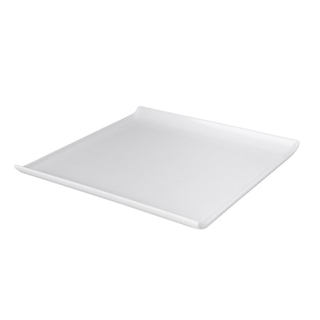 Square Platter - W-Lip, White, 300 x 300mm from Ryner Melamine. Sold in boxes of 3. Hospitality quality at wholesale price with The Flying Fork! 