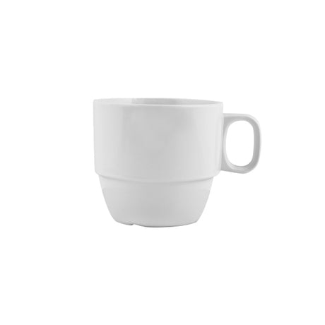Stackable Cup - White, 250ml from Ryner Melamine. Sold in boxes of 12. Hospitality quality at wholesale price with The Flying Fork! 