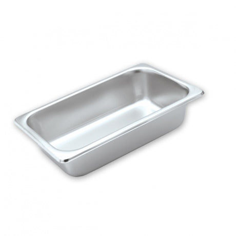 Standard Steam Pan - S/S, 1-4 Size 100mm from Chalet. made out of Stainless Steel and sold in boxes of 1. Hospitality quality at wholesale price with The Flying Fork! 