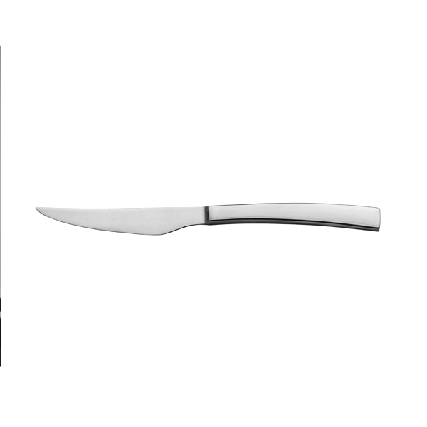 Steak Knife - Solid Handle, LONDON from Basics. made out of Stainless Steel and sold in boxes of 12. Hospitality quality at wholesale price with The Flying Fork! 