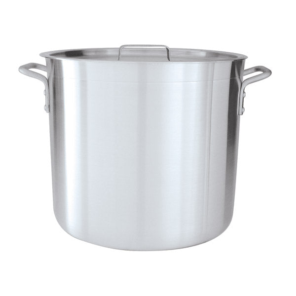 Stockpot - Alum., W-Cover, 230 x 185mm-8.0Lt from CaterChef. Sold in boxes of 1. Hospitality quality at wholesale price with The Flying Fork! 