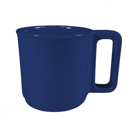 Mug - 350mL, Stackable, Dark Blue from Superware. made out of Melamine and sold in boxes of 6. Hospitality quality at wholesale price with The Flying Fork! 