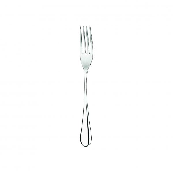 Dessert Fork - Mulberry Mirror from Studio William. Mirror Finish, made out of Stainless Steel and sold in boxes of 12. Hospitality quality at wholesale price with The Flying Fork! 