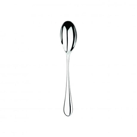 Dessert Spoon - Mulberry Mirror from Studio William. Mirror Finish, made out of Stainless Steel and sold in boxes of 12. Hospitality quality at wholesale price with The Flying Fork! 