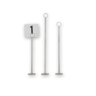 Table Number Stand - Ring Clip, 300mm from TheFlyingFork. Sold in boxes of 1. Hospitality quality at wholesale price with The Flying Fork! 