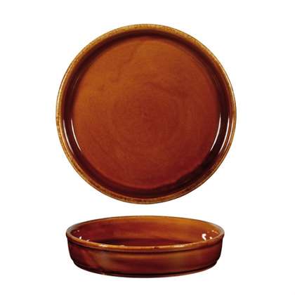 Tapas-Mezze Dish - Brown, 170mm-400ml from Art de Cuisine. made out of Porcelain and sold in boxes of 6. Hospitality quality at wholesale price with The Flying Fork! 