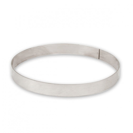 Tart Ring - Stainless Steel, 60 x 20mm from Pujadas. made out of Stainless Steel and sold in boxes of 1. Hospitality quality at wholesale price with The Flying Fork! 