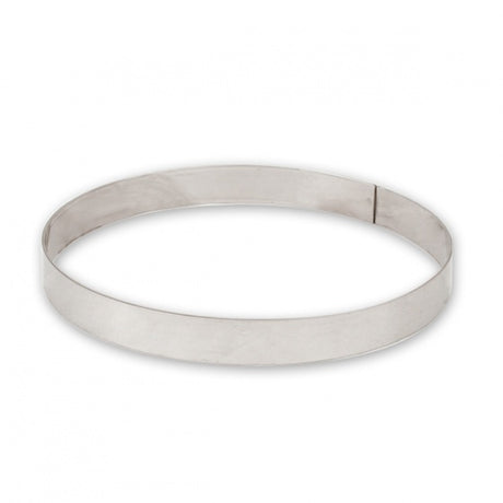Tart Ring - Stainless Steel, 200 x 20mm from Pujadas. made out of Stainless Steel and sold in boxes of 1. Hospitality quality at wholesale price with The Flying Fork! 