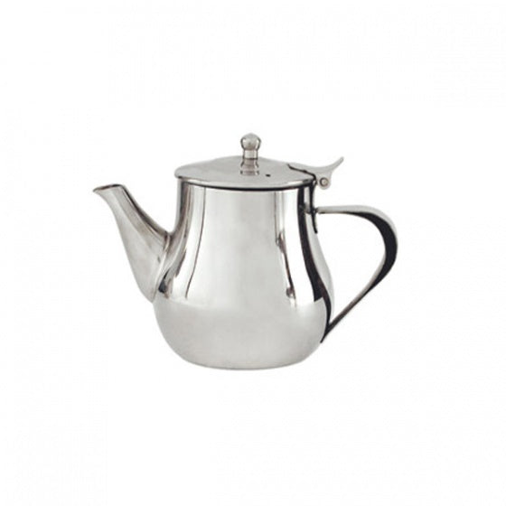Teapot - 18-8, 400ml from TheFlyingFork. made out of Stainless Steel and sold in boxes of 1. Hospitality quality at wholesale price with The Flying Fork! 