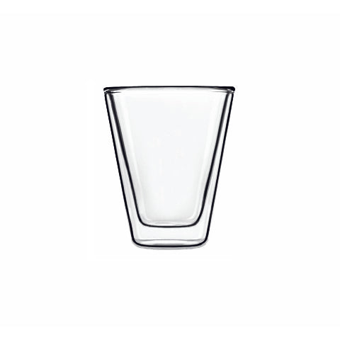 Thermic Espresso Cup - 85ml, Double Wall from Luigi Bormioli. made out of Glass and sold in boxes of 2. Hospitality quality at wholesale price with The Flying Fork! 