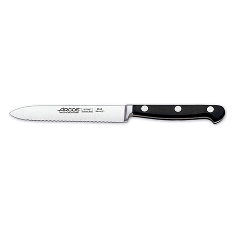 Tomato Knife - 130mm, Serrated from Arcos. Sold in boxes of 1. Hospitality quality at wholesale price with The Flying Fork! 