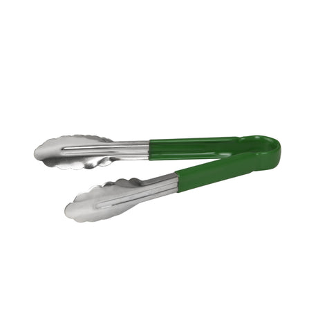 Tong - S-S, Green, 230mm from TheFlyingFork. Sold in boxes of 1. Hospitality quality at wholesale price with The Flying Fork! 