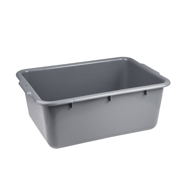 Tote Box - Plastic, Grey, 530 x 385 x 205mm from TheFlyingFork. Sold in boxes of 1. Hospitality quality at wholesale price with The Flying Fork! 