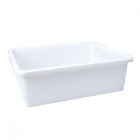 Tote Box - Plastic, White, 530 x 385 x 205mm from TheFlyingFork. Sold in boxes of 1. Hospitality quality at wholesale price with The Flying Fork! 
