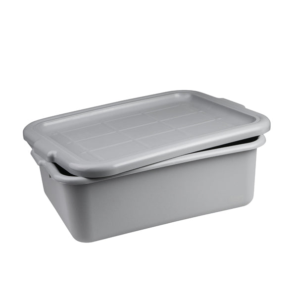 Tote Box - Plastic, Grey, 560 x 400 x 180mm from TheFlyingFork. Sold in boxes of 1. Hospitality quality at wholesale price with The Flying Fork! 