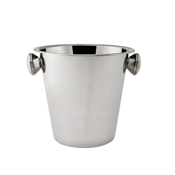 Wine Bucket - 18-8, W-Knobs from TheFlyingFork. Sold in boxes of 1. Hospitality quality at wholesale price with The Flying Fork! 