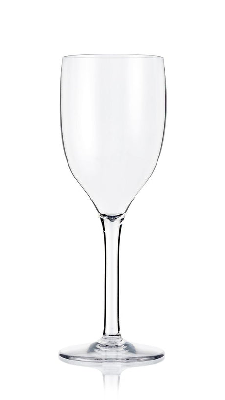 Palm Unbreakable Wine Glass - 300ml from Palm Products. made out of Tritan - BPA Free and sold in boxes of 4. Hospitality quality at wholesale price with The Flying Fork! 